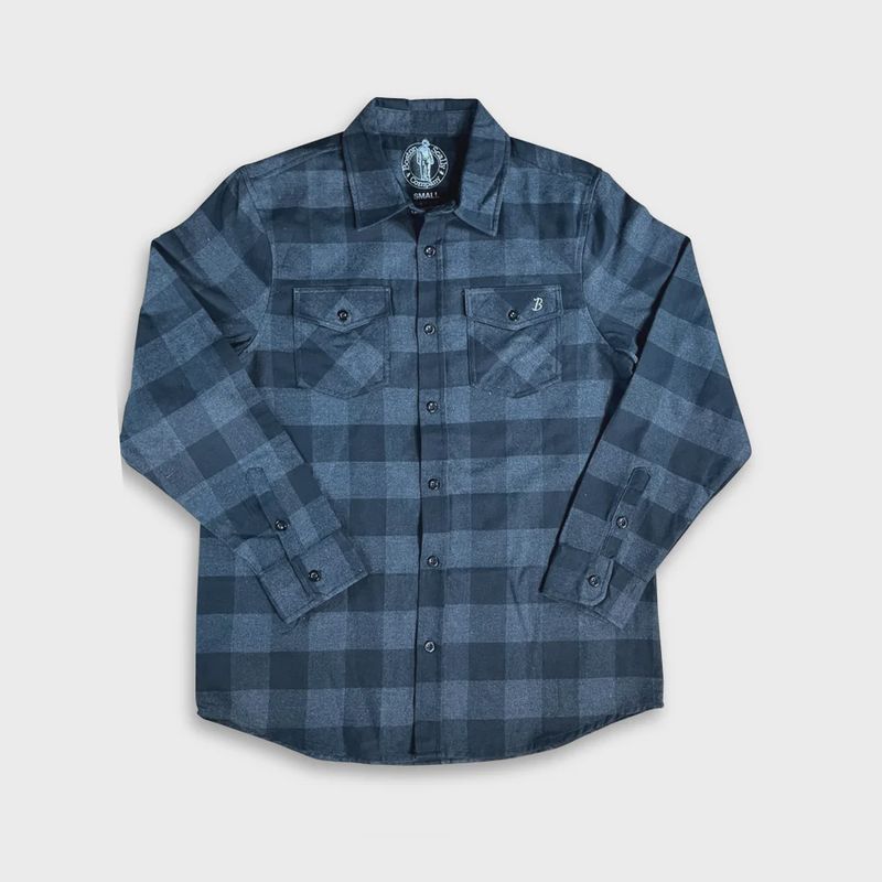 The Flannel - Black &amp; Charcoal Plaid