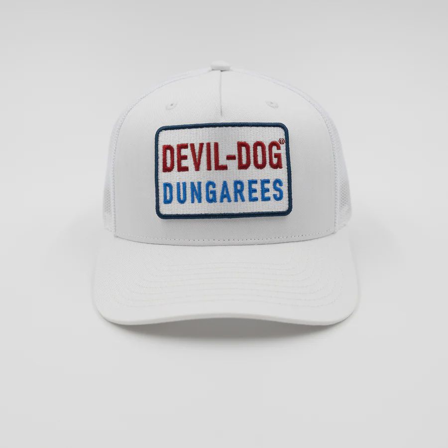 Devil-Dog Trucker Hat - White Logo