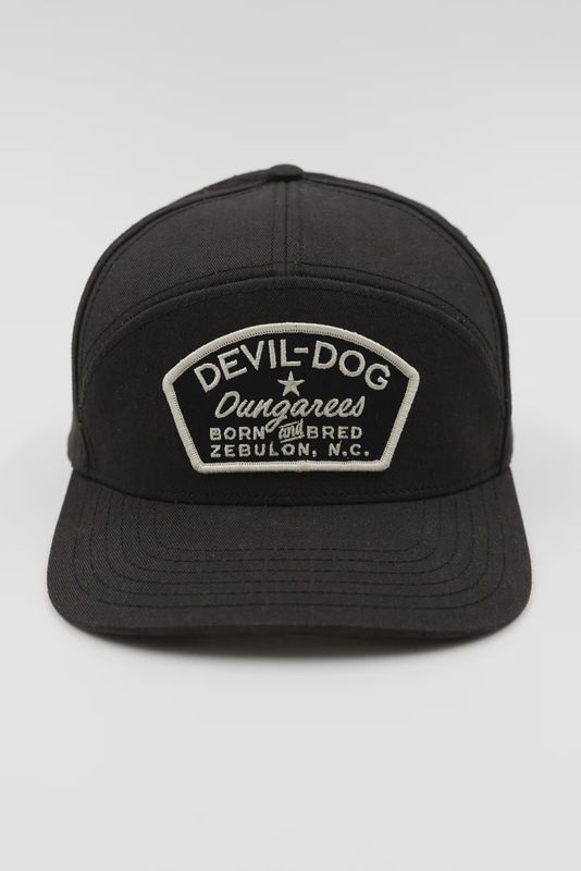 Devil-Dog 7 Panel Adjustable Hat - Black Born &amp; Bred