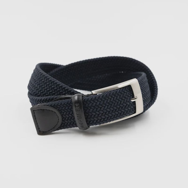 Stretch Woven Belt- Navy