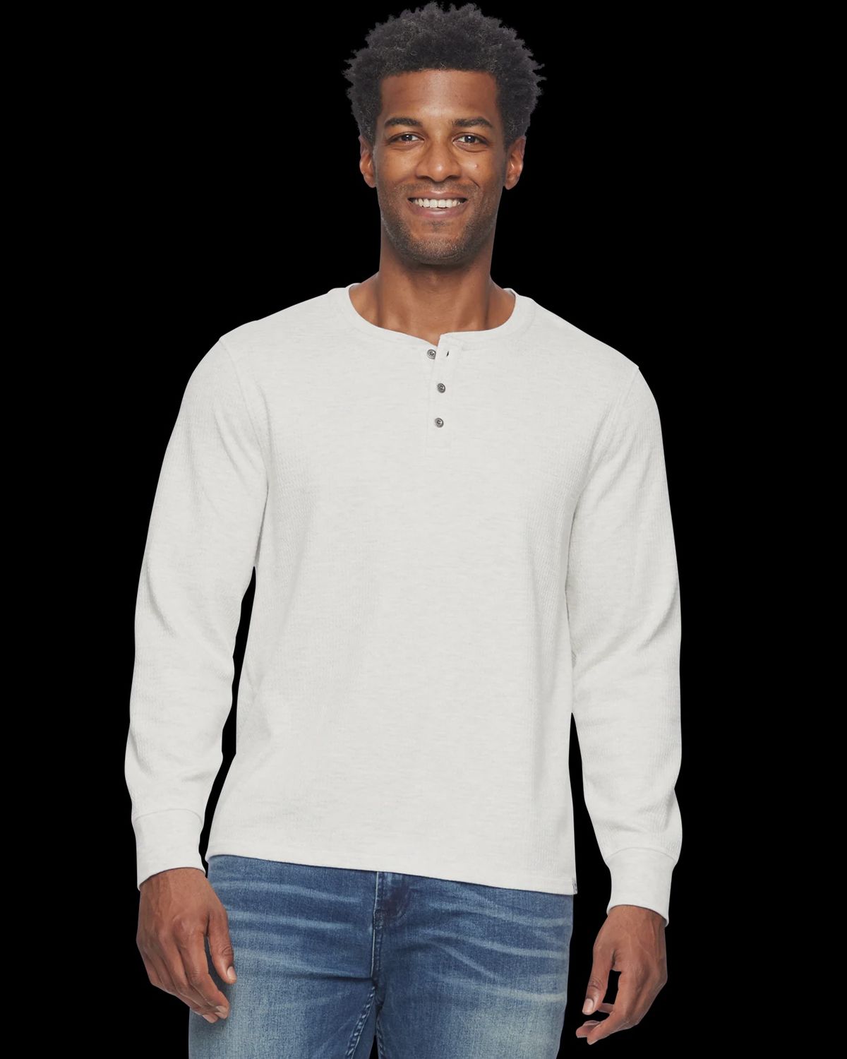 CHATSWORTH SOFT WAFFLE HENLEY