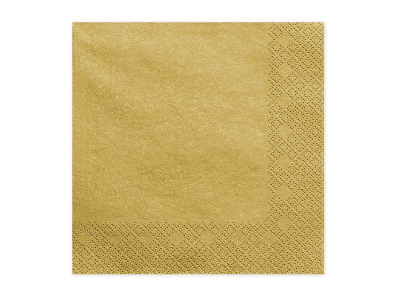 Lautasliinat kulta, 33x33cm, 20kpl