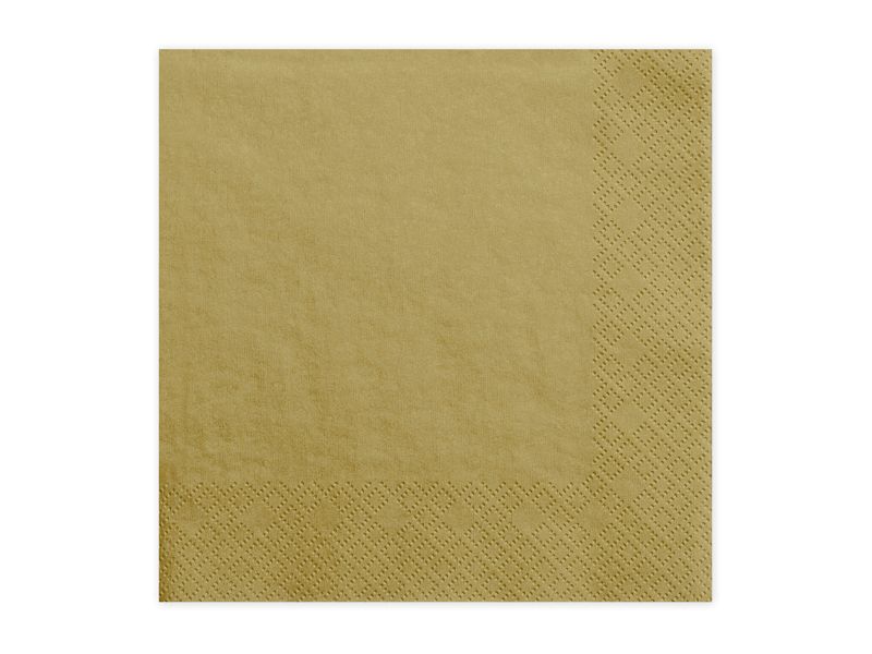 Lautasliinat kulta, 33x33cm, 20kpl