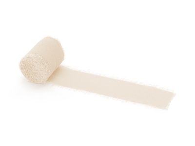 Vaalea beige sifonkinauha, 40mm/5m, 3 kpl