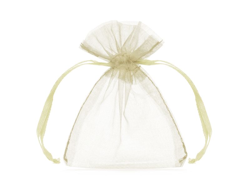 Organzapussit 10kpl, kerma, 10cm