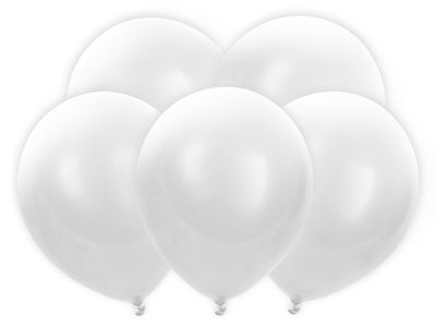 Led-ilmapallot 30cm, valkoinen, 5 kpl