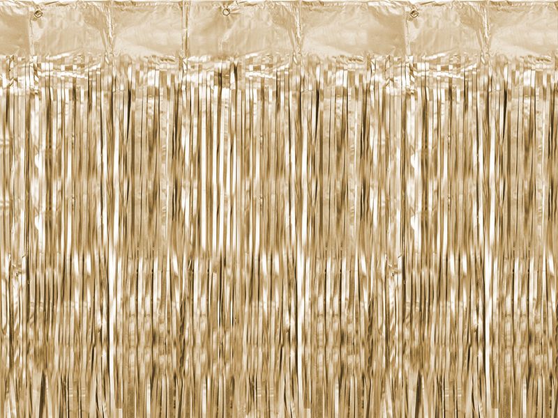 Juhlaverho kulta, 90x250cm