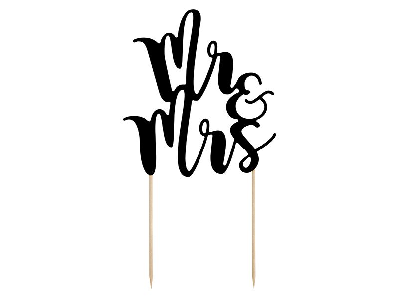 Kakkukoriste Mr&amp;Mrs, 25.5cm