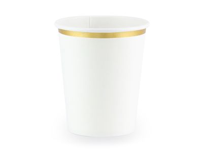 Valkoiset mukit 260 ml, 6 kpl