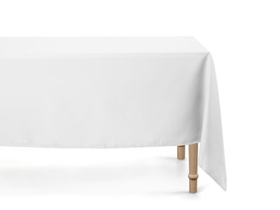 Valkoinen pöytäliina, 180 x 300cm