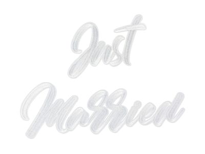 Silitystarra Just Married, 30x18cm