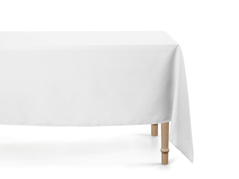 Valkoinen pöytäliina, 140 x 170cm