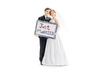 Kakkukoriste Just Married, 14,5 cm