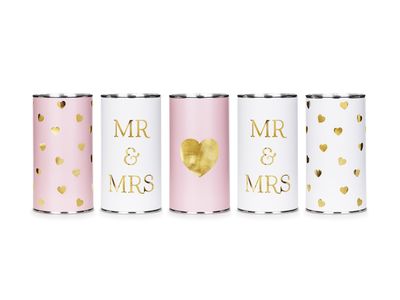 Häätölkit Mr &amp; Mrs, 5 kpl