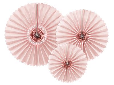 Koristeruusukkeet DIY 3kpl, Dusty Rose