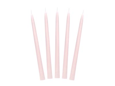 Kartiokynttilä dusty rose, 24cm - 10kpl