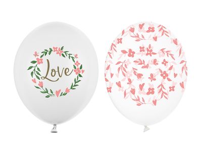 LOVE ilmapallot 30 cm, 50 kpl