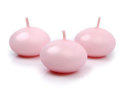 Kelluva kynttilä 4cm, vaaleanpunainen, 50kpl