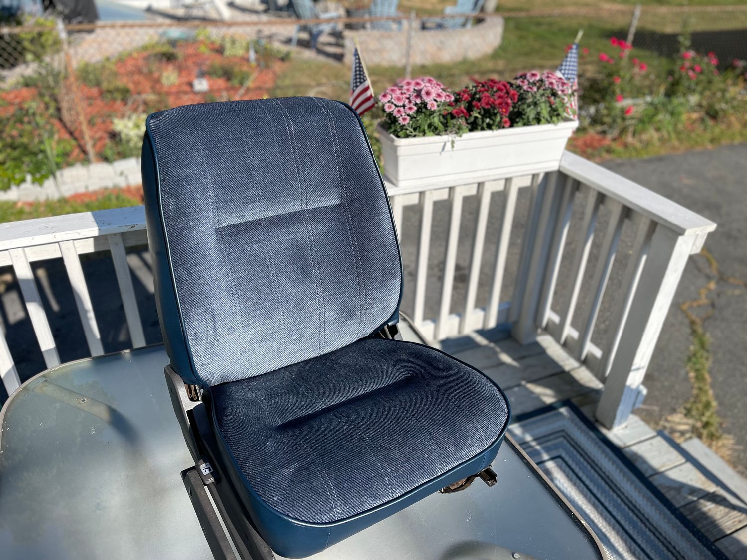 Front Seats Upholstery Set- Blue Standard