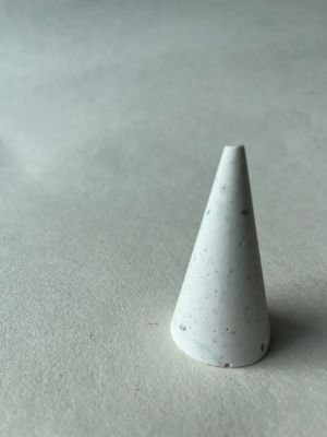 ringhouder wit/ blauwe stipjes