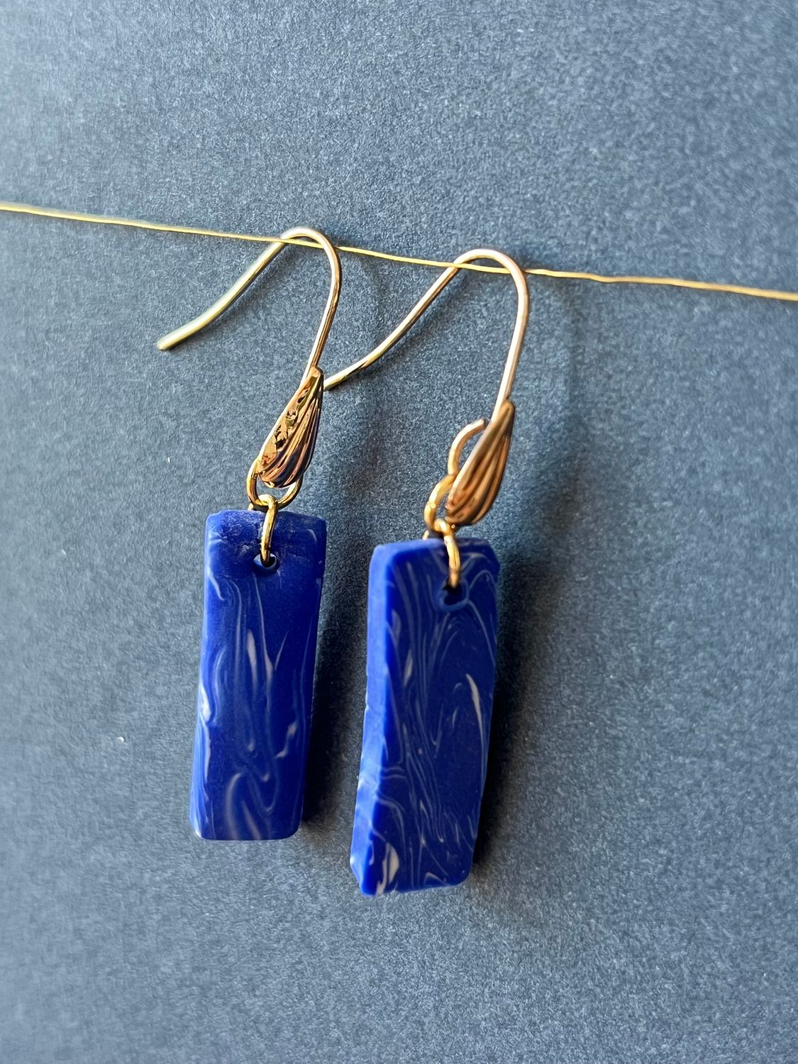 Oorring blauw