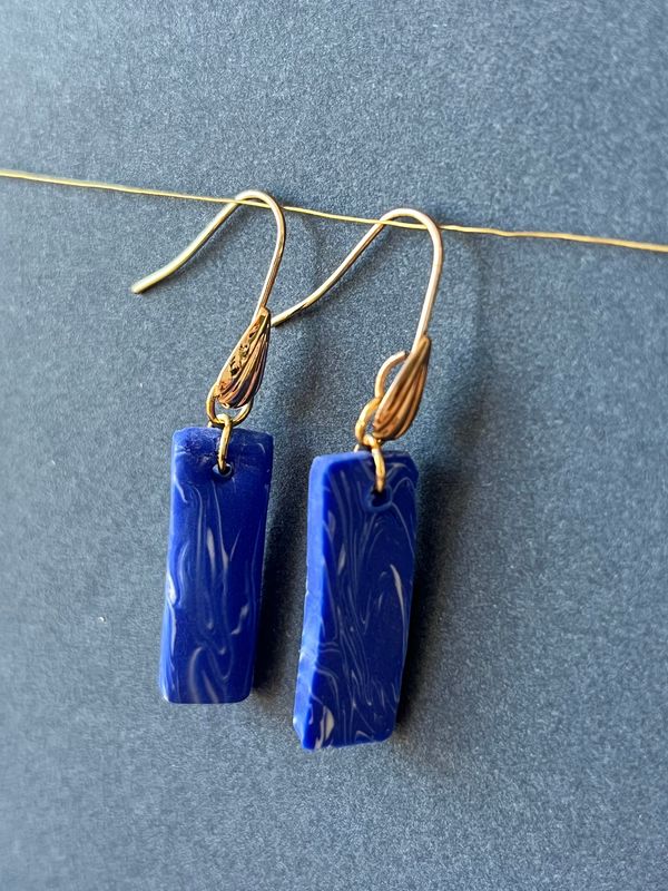 Oorring blauw