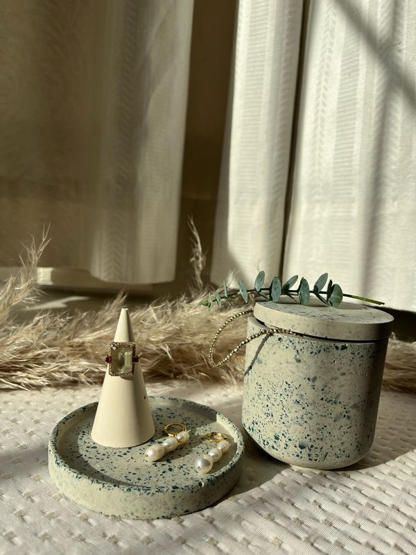 Set wit/groen