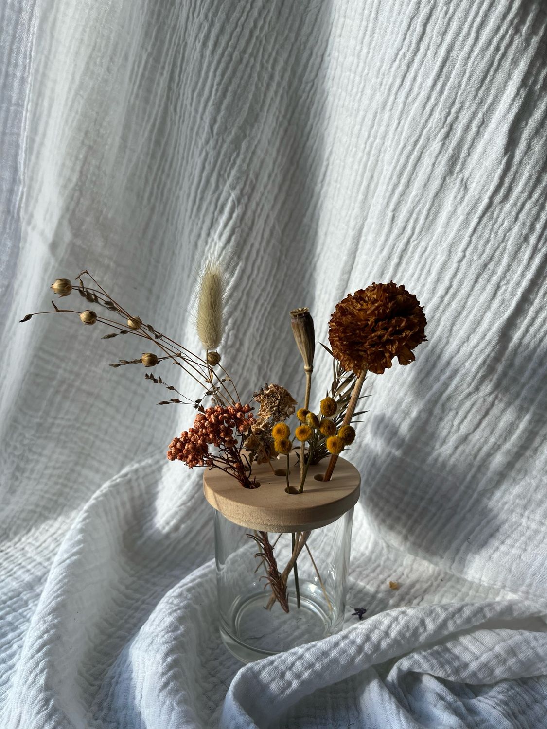 Vaasje met bloemen