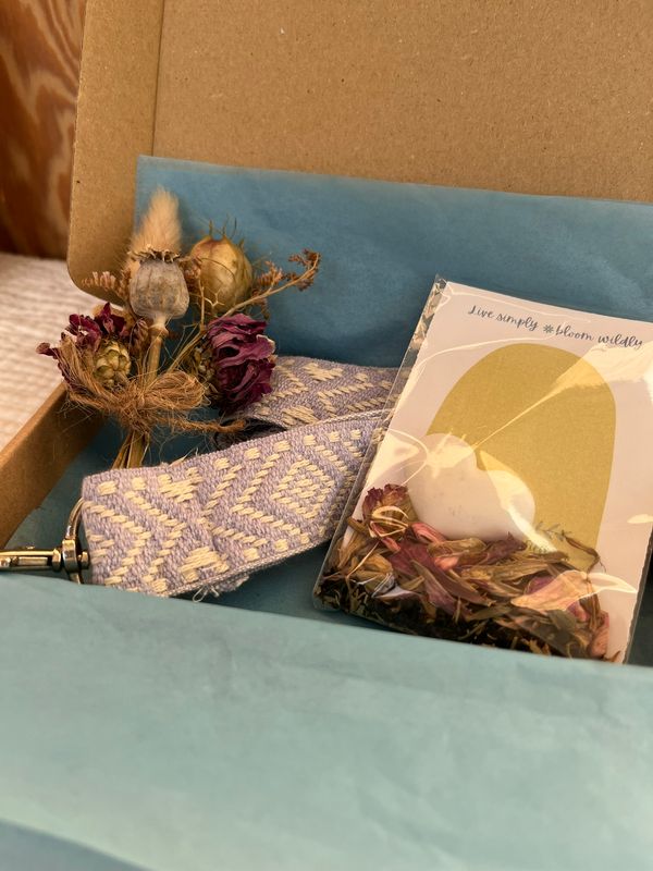 Cadeaubox sleutellint lichtblauw
