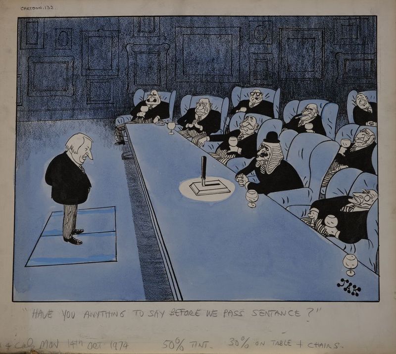 'Have you anything to say before we pass sentence?'