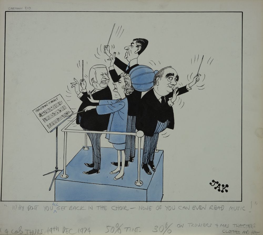 ' Why don't you all get back in the choir- none of you can even read music!'