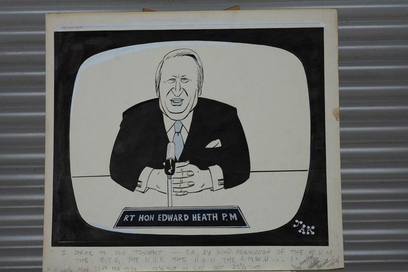'I speak to you tonight-er, by kind permission of the N.U.M, the E.T.U, the N.U.R. the A.E.U, the G.M.W.U......!'