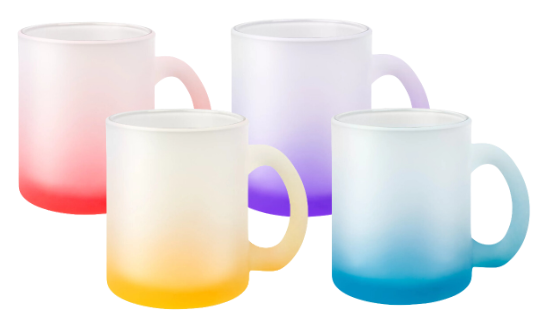 Tasse de couleur dégradée