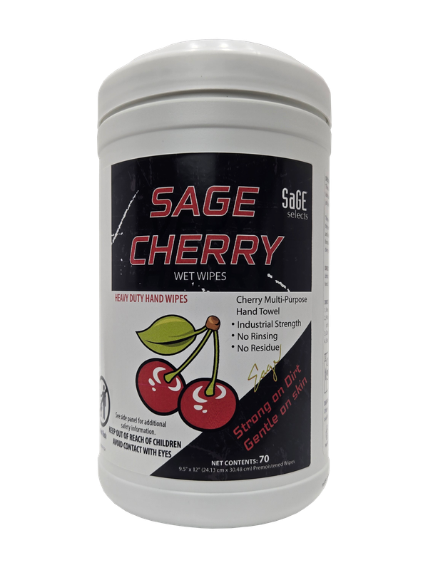 SAGE HEAVY DUTY CHERRY WIPES