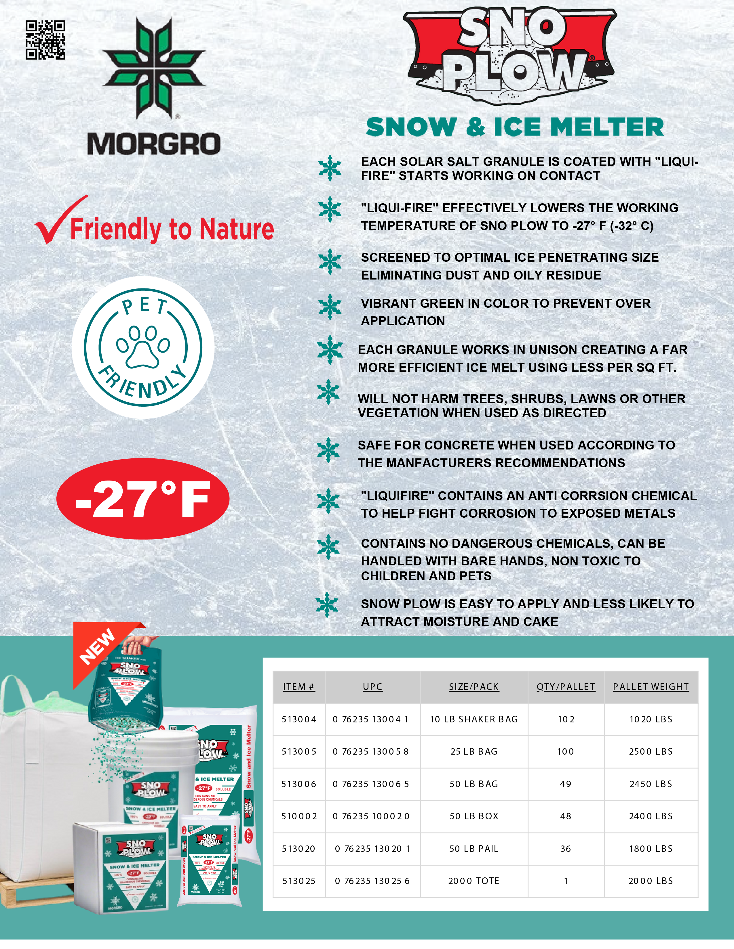 Sno Plow Ice Melt