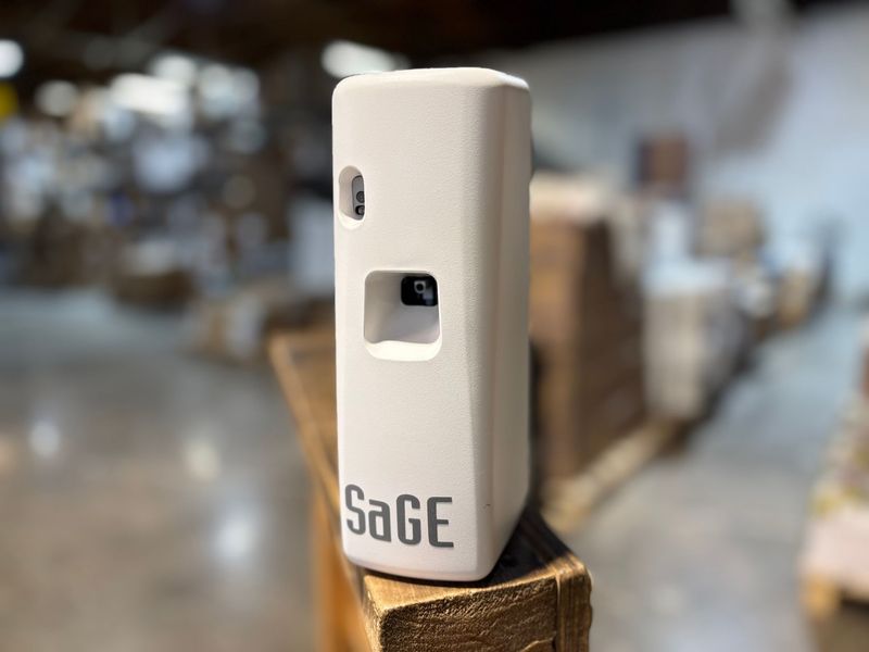 Odor Assassin Dispensing Cabinet with Light Sensor