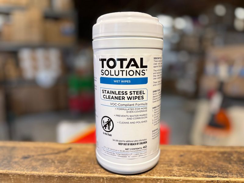 STAINLESS STEEL CLEANER WIPES