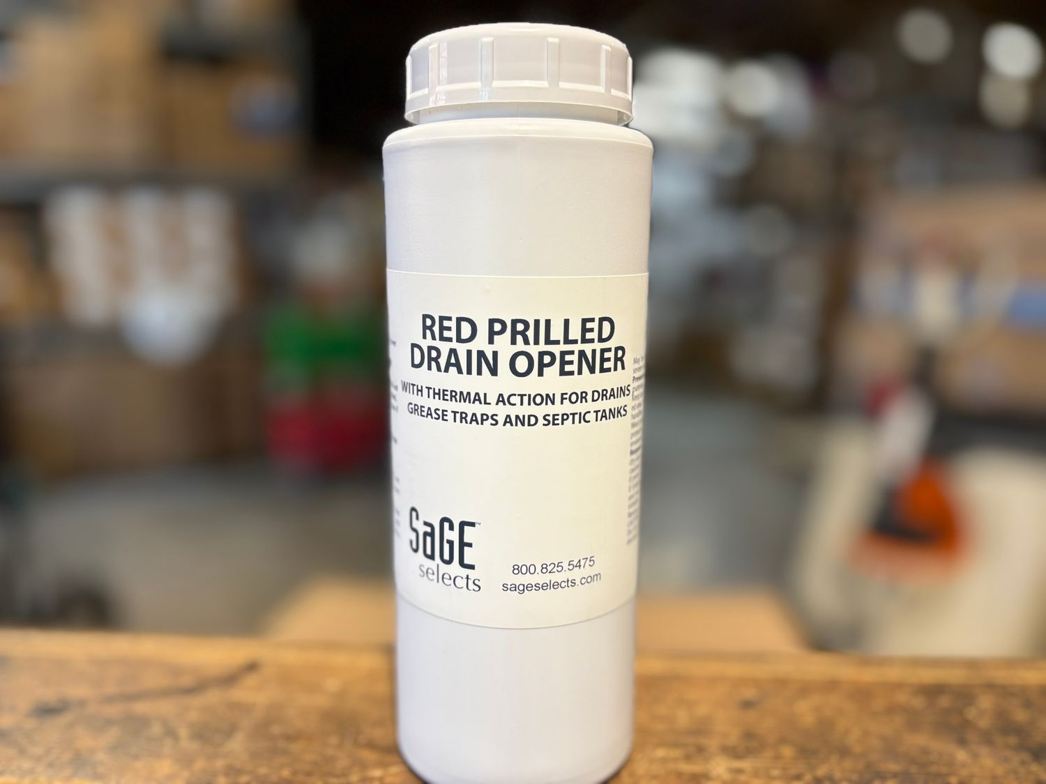 RED PRILLED DRAIN MAINTAINER