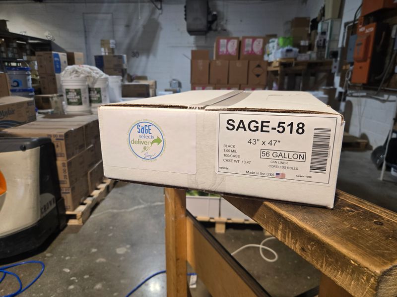 SAGE-518 Black 43x47 56gal
