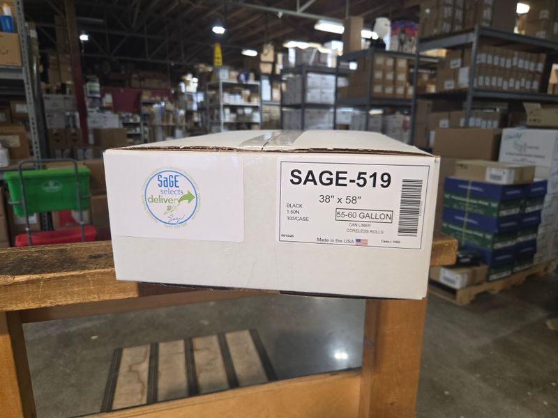 SAGE-519  55-60gal 38x58 Black