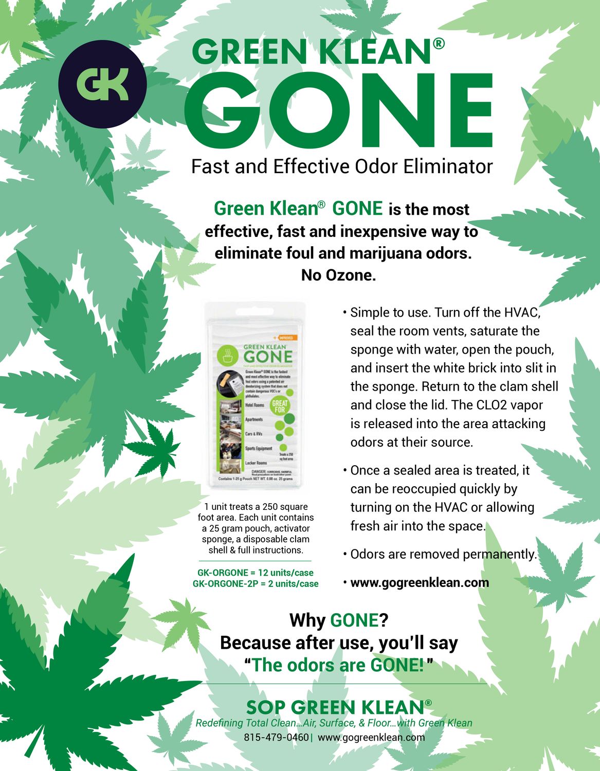 Green Klean® GONE Odor Eliminator
