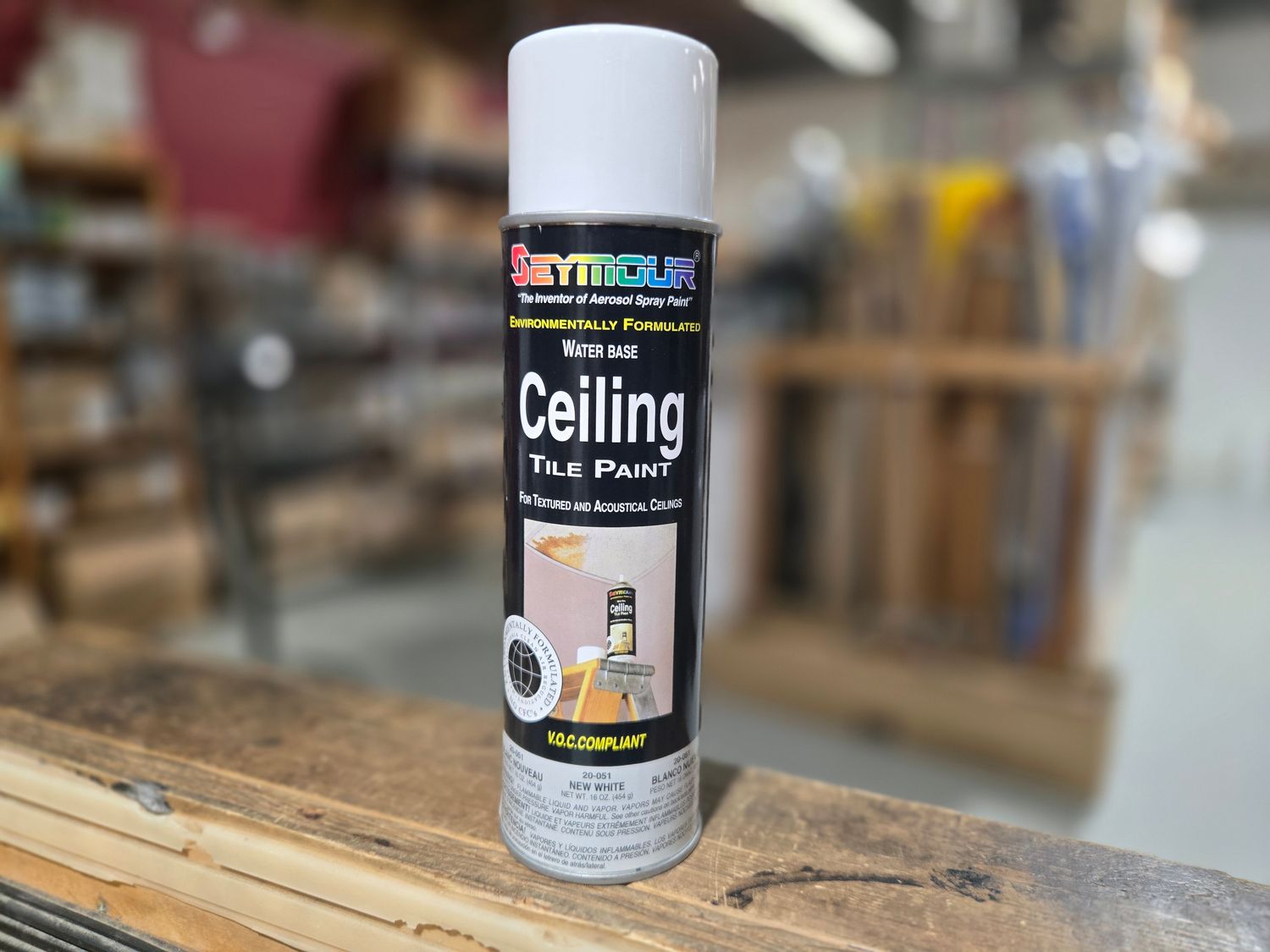 CEILING TILE PAINT NEW WHITE