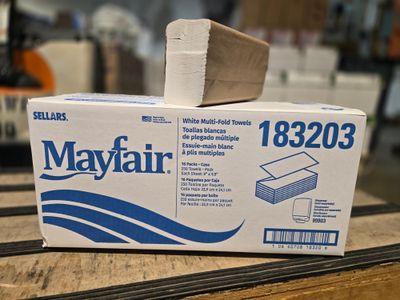 MAYFAIR WHITE MULTIFOLD TOWELS