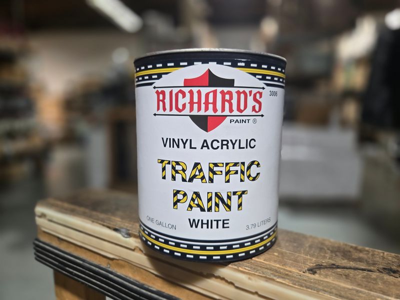 Vinyl Acrylic Zone Marking Paint - WHITE