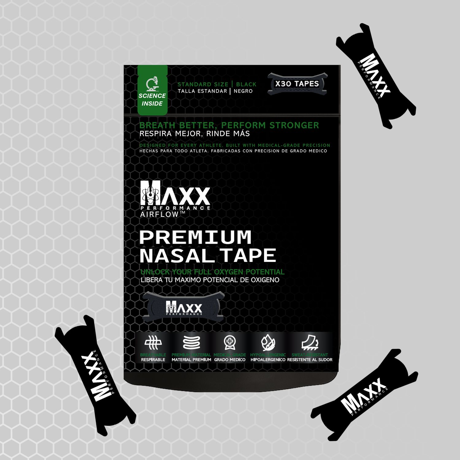 MAXX Performance™ Premium Nasal tapes - Doypack
