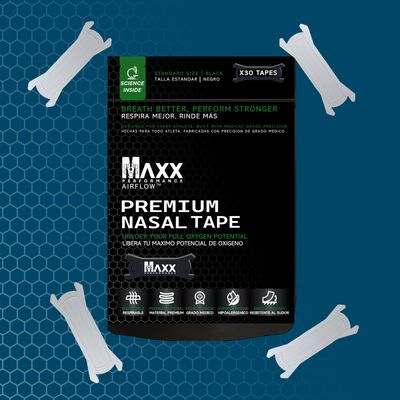 MAXX Performance™ Tiras Nasales Premium -  (TRANSPARENTES)