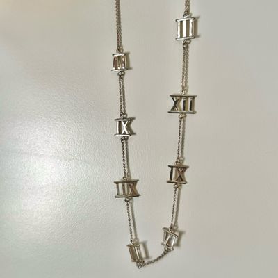 925 Silver Roman Numerals Necklace inspired by Tiffany &amp; Co.
