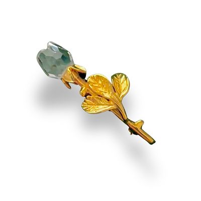 SWAROVSKI Crystal Memories Rose Pin in Original Box