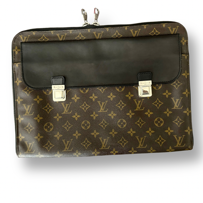Louis Vuitton Laptop Holder Monogram Macassar Limited Edition Runaway