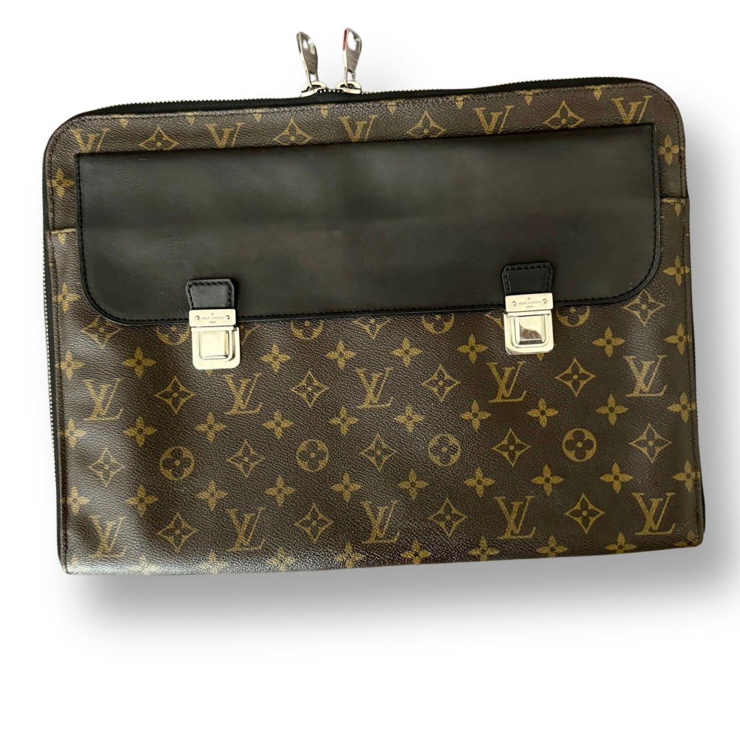 Louis Vuitton Laptop Holder Monogram Macassar Limited Edition Runaway